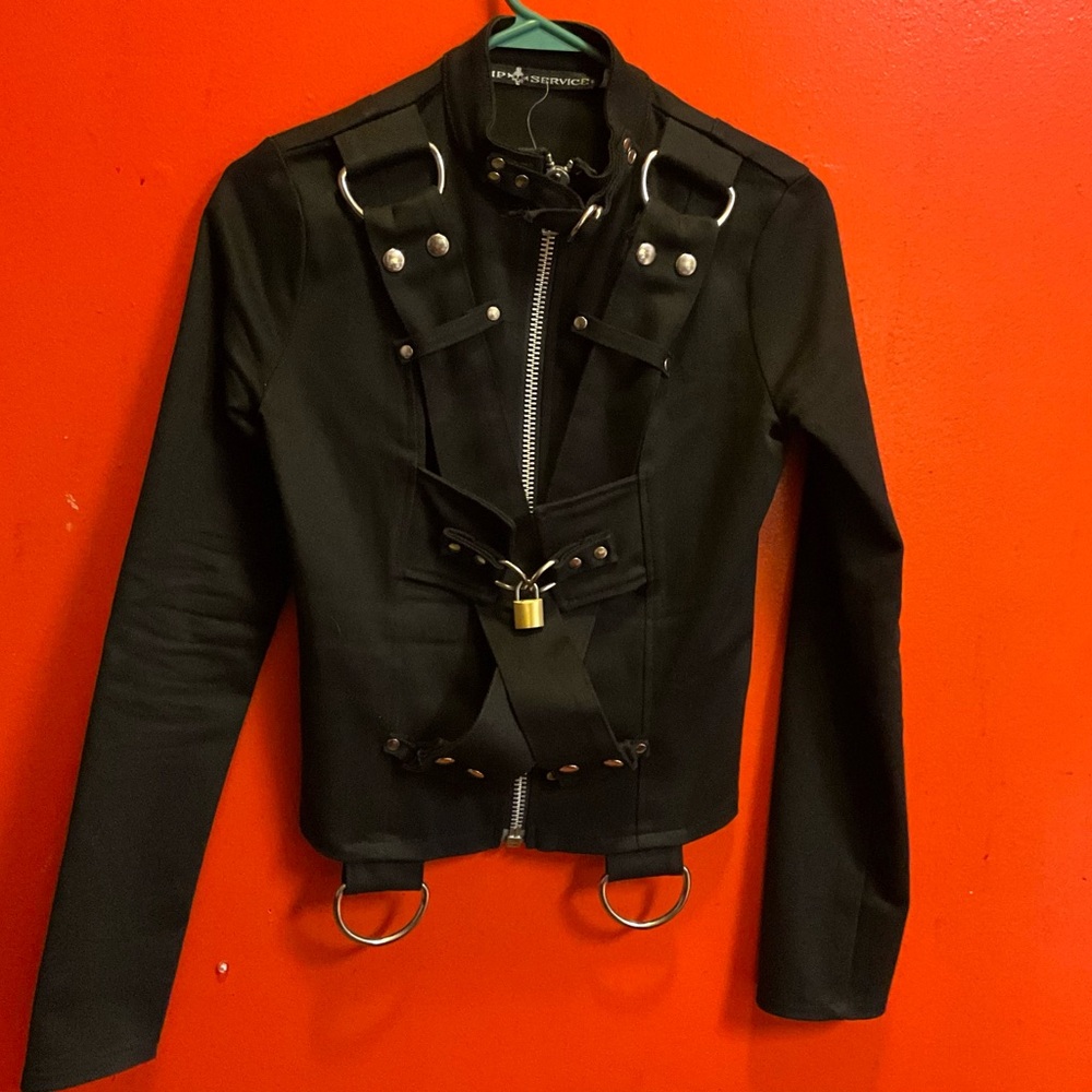 Lip Service Black Institutionalized Bondage Jacket